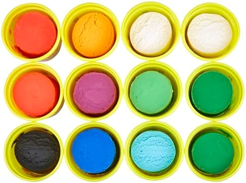 Play-Doh Jewel Colors Bulk 12-Pack of 4-Ounce Cans, Holiday Stocking Stuffers, Prizes & Party Favors, Kids Arts & Crafts, Preschool Toys, Ages 2+ (Amazon Exclusive), 1 Kg|B07BC44JFC