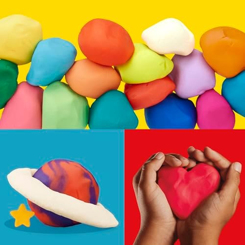 Play-Doh Jewel Colors Bulk 12-Pack of 4-Ounce Cans, Holiday Stocking Stuffers, Prizes & Party Favors, Kids Arts & Crafts, Preschool Toys, Ages 2+ (Amazon Exclusive), 1 Kg|B07BC44JFC