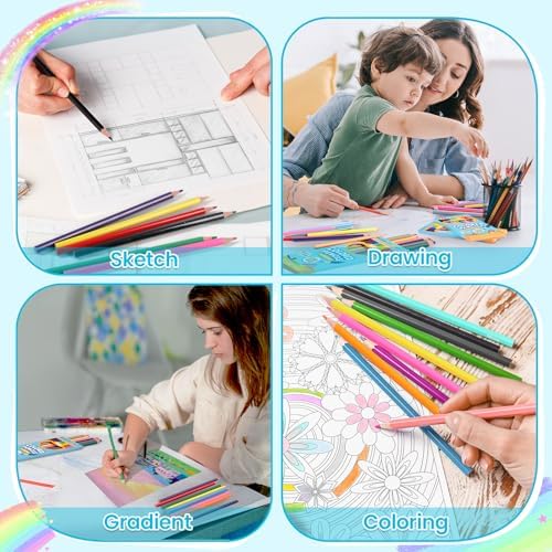 1008 Count Colored Pencils for Kids, 84 Packs Colored Pencils Bulk 12 Colors, Pre-sharpened Color Pencil for Adults, Bulk School Supplies for Teachers, Back to School Supplies, Classroom Prizes|B0DY7PMYHJ
