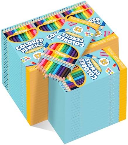 1008 Count Colored Pencils for Kids, 84 Packs Colored Pencils Bulk 12 Colors, Pre-sharpened Color Pencil for Adults, Bulk School Supplies for Teachers, Back to School Supplies, Classroom Prizes|B0DY7PMYHJ